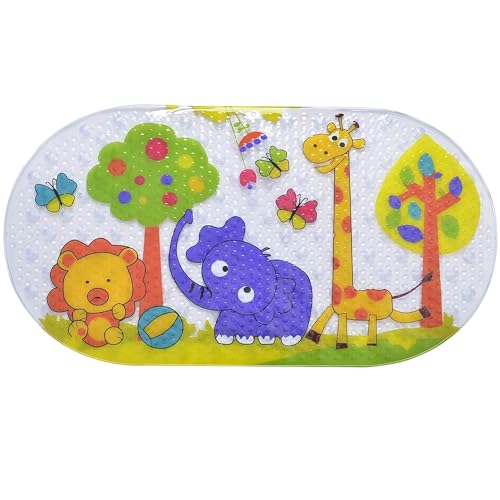 Children's Non-slip Bath Mat 70x40cm Giraffe Pattern