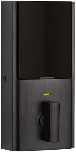 Miniatura 3 de Kwikset Cerradura inteligente electrónica SmartCode con pantalla táctil de entrada sin llave 916 con seguridad SmartKey y tecnología ZigBee 3.0 en