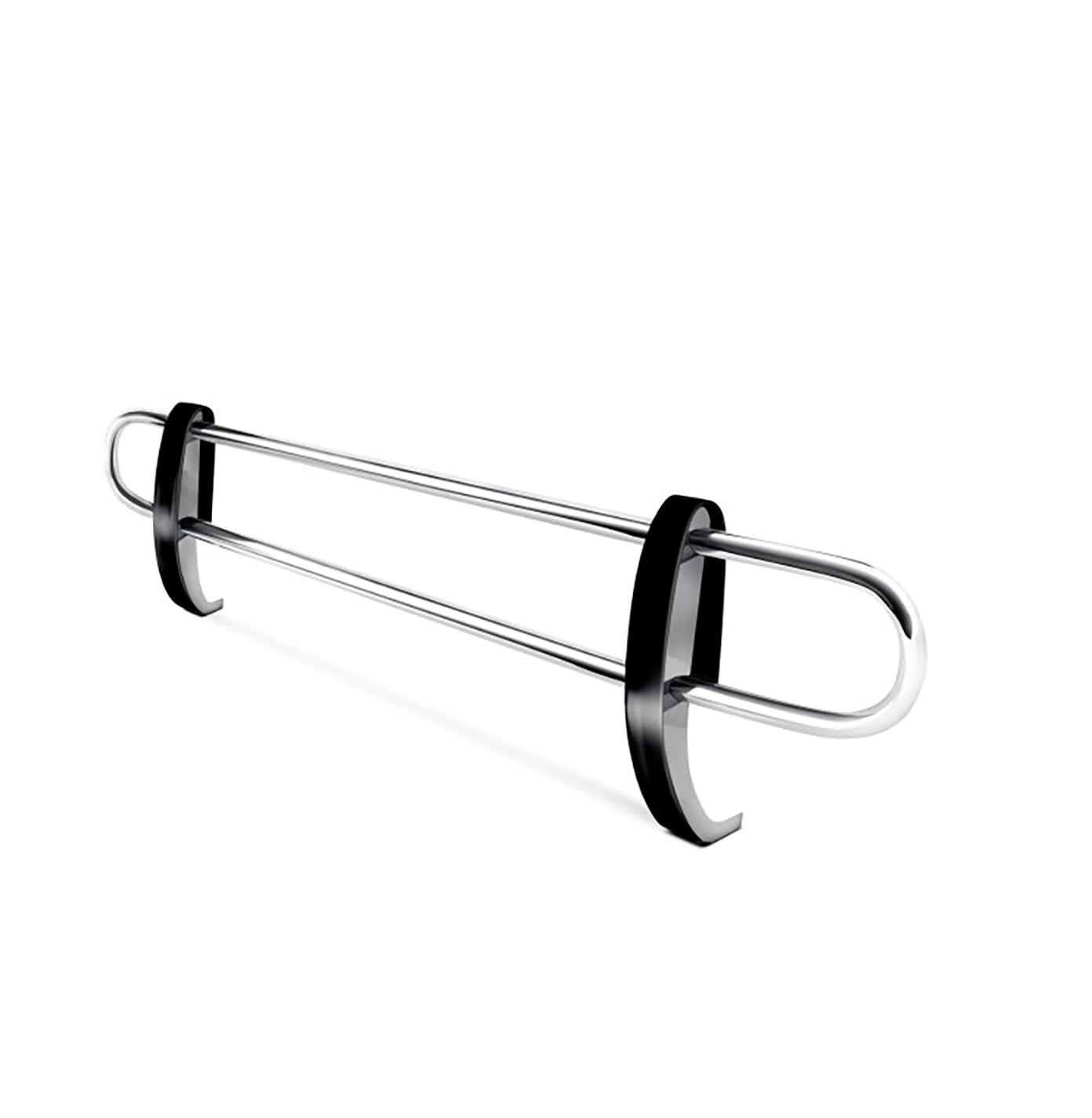 Black Horse Rear Bumper Guard Double Tube Stainless Steel Compatible with 2011-2019 Ford Explorer-8D047018SS