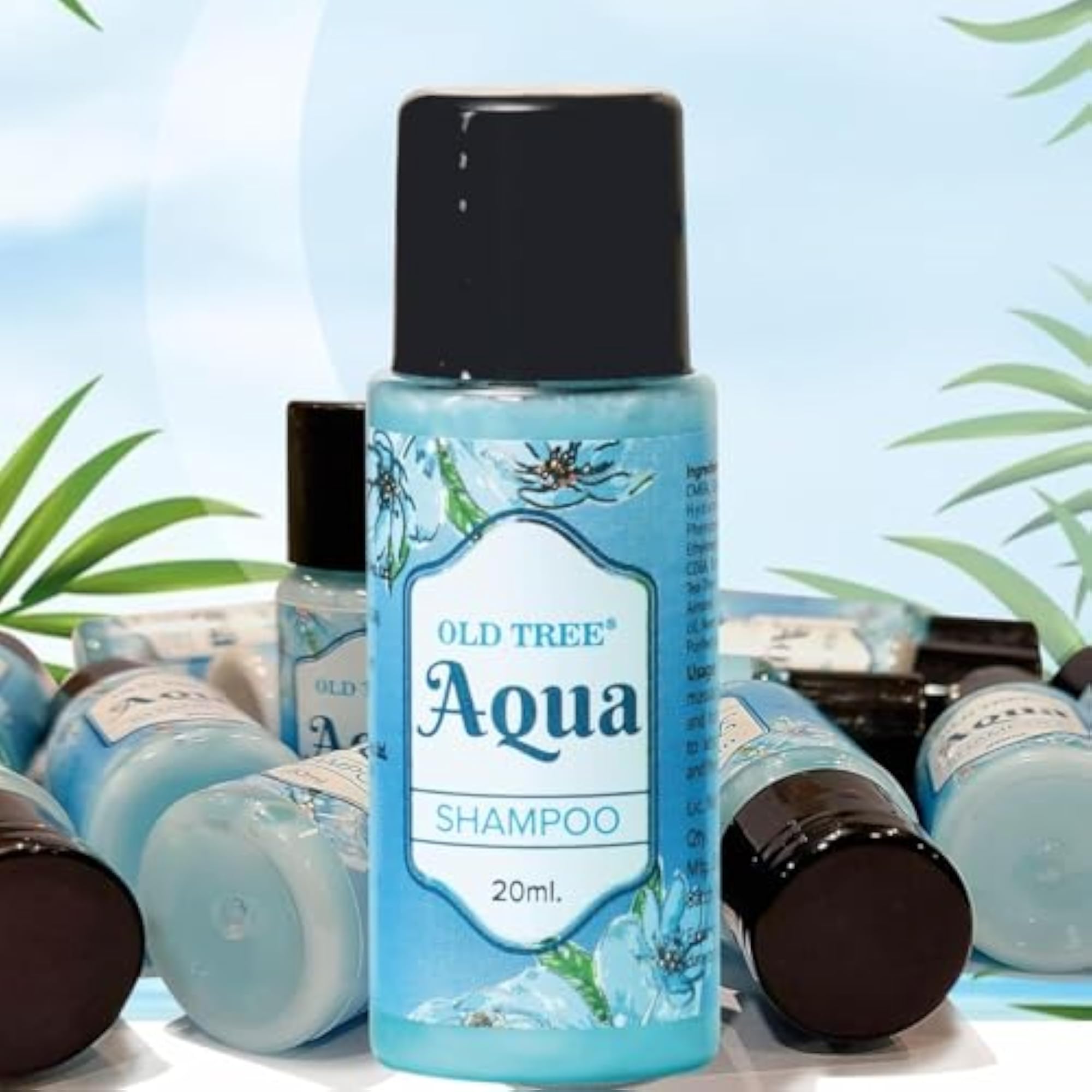 Aqua Hotel Shampoo Toiletries Kit 20ml, Mini Travel Size