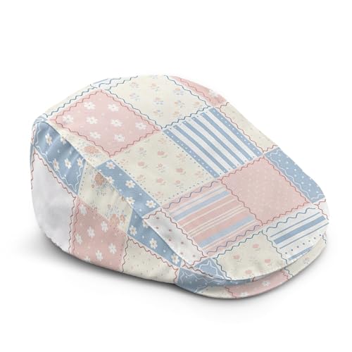 Casquette casquette plate femme à fleurs style cabby hat urbain