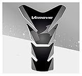  YOUPING ZHANGXI Motocicleta 3D Gas Combustible Tapa Tapa Tapa Cubierta Cubierta Protector calcomanía Pegatina Ajuste para Kawasaki versys 600 x300 1000 (Color : Dark Grey)