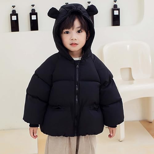 Toddler Boys Girls Winter Jacket Warm Snowsuit Thick Solid Zipper Hooded Windproof Coat Outwear for 3 To 8 Years2