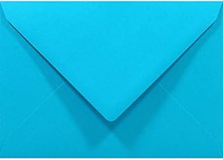 Netuno 100 sobres de color azul C6 114 x 162 mm 80 g Rainbow solapa en punta engomada sin ventana para invitaciones bodas tarjetas de felicitación notas de agradecimiento facturas folletos vales
