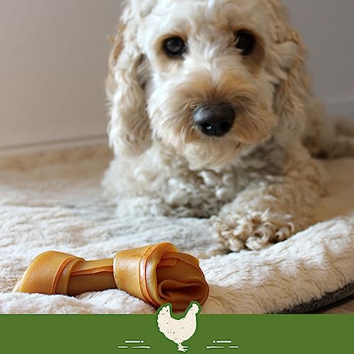 SmartBones Kauknochen Medium - Kausnack mit Huhn für mittelgroße Hunde, Knochen mit weicher Textur, ohne Rohhaut, 2 Stück