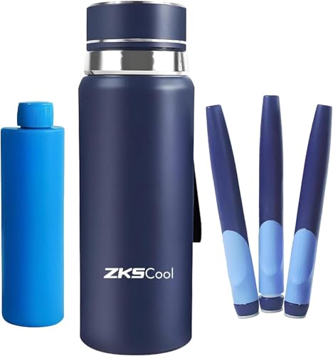 ZKSCool Insulinpen Kühltasche Tragbar insulin kühltasche 24 Std.Kühlung Medikamenten Keep bei 2-8 Grad große Kapazität passt 3-5 Stifte für Bergsteigen Wandern verwendet werden