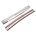 Price comparison product image HIGH FLYING Staunless steel Front Center Grill Grid Stripe Decorative Cover Trim 2pcs For Tiguan 2016-2019 Car Accessory