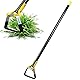FLY HAWK Gartenhacke, 76-137cm Steigbügelhacke Hacke Gartenwerkzeug aus Edelstahl mit Robust Verstellbare Griff, Hula Hacken zum Jäten, Lösen von Erde, Pflanzen von Gemüse