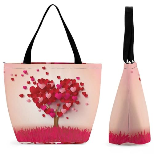 Sac de shopping Arbre D'amour pour femme le compagnon idéal de vos voyages