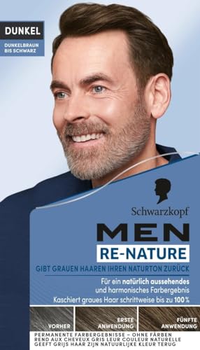 Schwarzkopf RE-NATURE - Pour homme - Foncé - 1 pièce