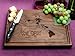 Straga Personalized Cutting Boards | Handmade Wood Engraved Charcuterie | Custom Wedding, Anniversary, Eloping Gift for Couples, Destination Wedding (Hawaiian Islands Design No.807)