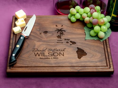 Tabla de cortar rectangular de madera personalizada Straga miniatura 2