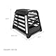 Thule Allax Hundebox, Transportbox Hund, Hundebox für Auto Black/Aluminum S