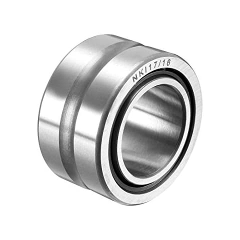 sourcing map NKI17 / 16 Nadellager mit Innenring 17mm Bohrung Dmr. 29mm OD 16mm Breite Cover