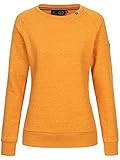 Lässiges Sweatshirt mit femininem Schnitt, Rundausschnitt und breitem Bund
