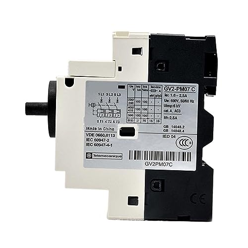 Guardamotor GV2-PM07C interruptor de protección para motor de perilla 3P 1.6-2.5A 4