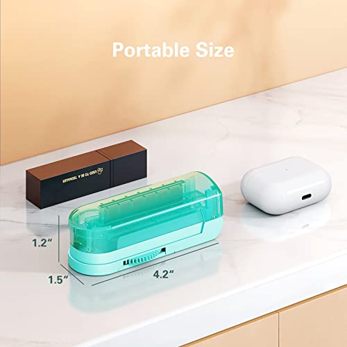 Image of DEPAD Pill Cutter Splitter for Small and Tiny Pills, Pill Splitter for Cutting Multiple Pills with Adjustable Bars & Hidden Blade, Safely Cuts Small or Large Tablets for Seniors & Pets