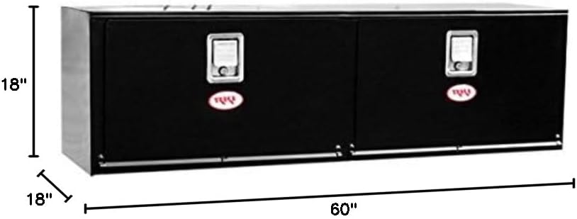 RKI H601818 60 x 18 x 18 in. Steel Underbody, Black