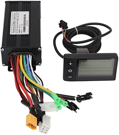 Topyond Motor Brushless Controller, Brushless Controller Kit, S866 Panel 26A 3 Mode Sine Wave Set for Mountain Bike Electric Bicycle