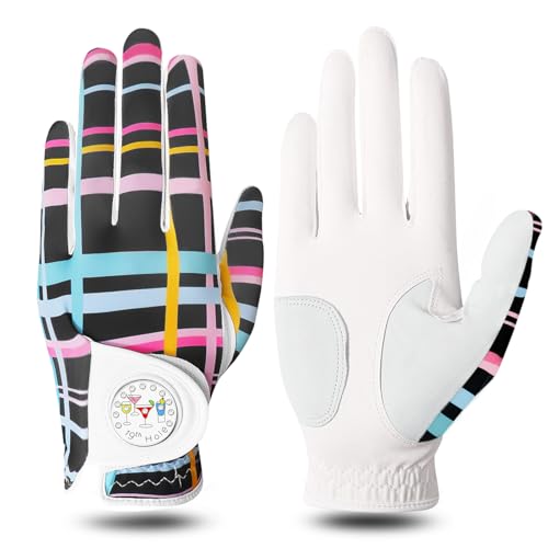 FINGER TEN Women's Golf Gloves - Left & Right Handed, Breath