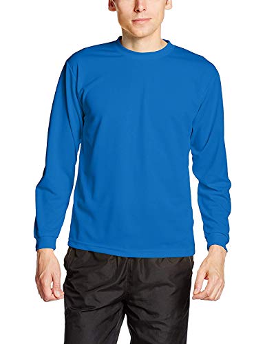 [グリマー] 長袖 4.4オンス ドライ ロングスリーブ Tシャツ [クルーネック] 00304-ALT ボーイズ ロイヤルブルー 140cm (日本サイズ140相当)（Amazon）