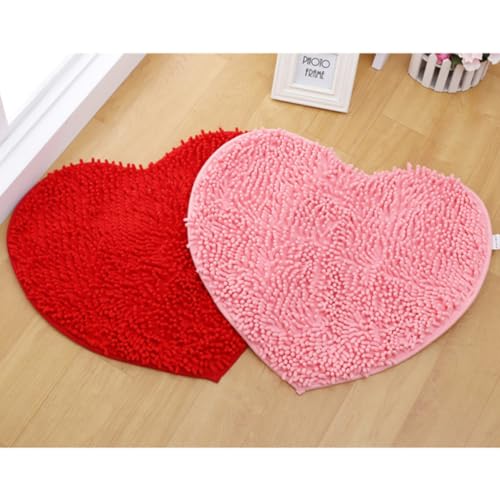Alfombra de chenilla rosa de calidad exclusiva y tacto de lujo 3