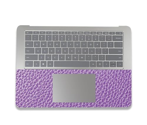 Image of MightySkins Carbon Fiber Skin Compatible with Microsoft Surface Laptop Studio 2 (2023) Full Wrap Kit - Purple Pleather | Protective, Durable Textured Carbon Fiber Finish | Made in The USA