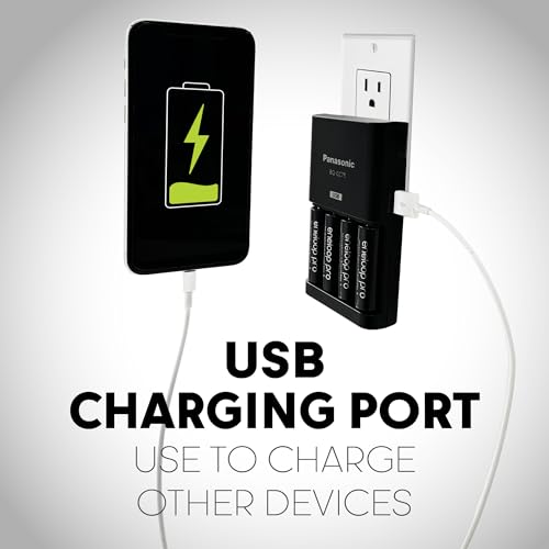 Chargeur de batterie Panasonic eneloop résout les piles vides via LED et USB - 4