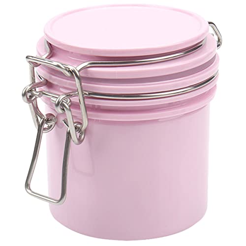 Pink Lash Glue Storage Container 6.8Oz Airtight Eyelash Adhesive Tank Leak Proof Lash Glue Holder for Home and Salon