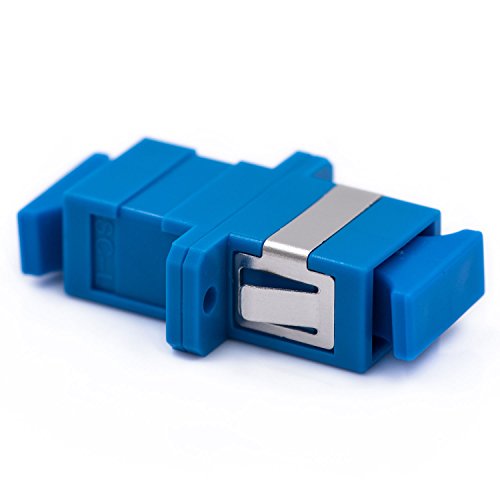 Preisvergleich Produktbild Beyondtech Glasfaseradapter, Einzelmodus, 5 Stück blau blau Simplex
