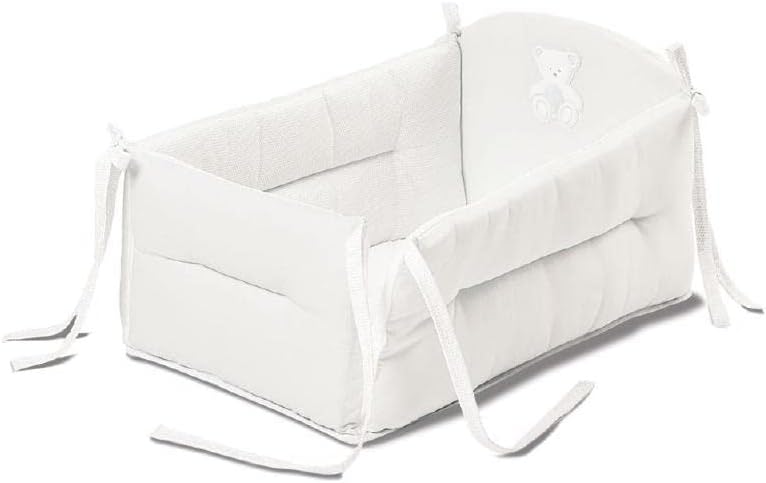 Italbaby Plush Prima Nanna Cot Reducer, White, Multi-Color, One Size