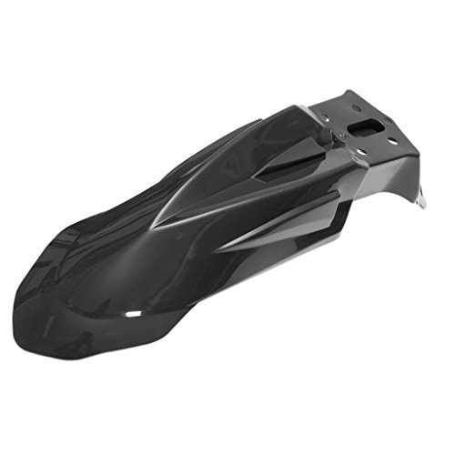Sharplace 1 Unidad Guardabarros Delantero para Motocicleta Pieza de Reemplazo Universal - Negro