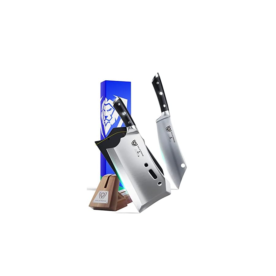 Dalstrong-Gladiator-Series-Kitchen-Knife-Chef-Cleaver-Hybrid-Knife-8-The-Crixus-Gift-Set-Bundled-with-Obliterator-Meat-Cleaver-9 Dalstrong Gladiator Series Kitchen Knife, Chef & Cleaver Hybrid Knife 8" - The Crixus Gift Set Bundled with Obliterator Meat Cleaver 9"