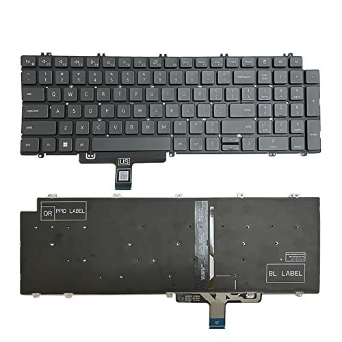 Remplacer un clavier défectueux de Dell Latitude 5520 avec ce modèle US noir