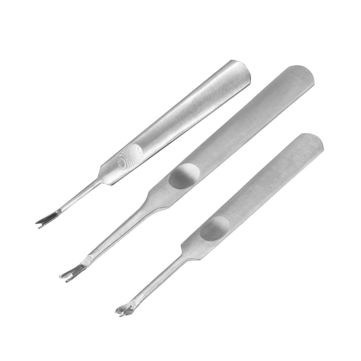 Gadpiparty 3stücke Teiliges Edelstahl Leder Carving Werkzeug u V-förmige Klingen Skiving Tools Für Präzise Handarbeit Kantengestaltung Bastelarbeiten