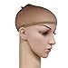Blisstime Pack of 12 Wig Cap Open End Brown Mesh Net Liner Weaving Cap