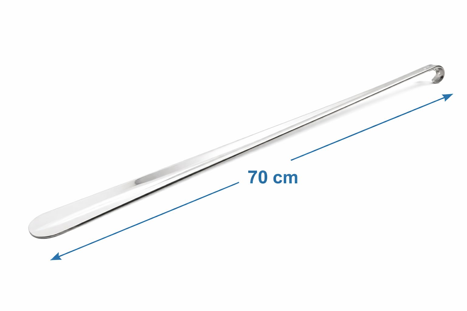 TelMo® ok. 70 cm łyżka do butów z metalu, bardzo stabilne wykonanie, długa