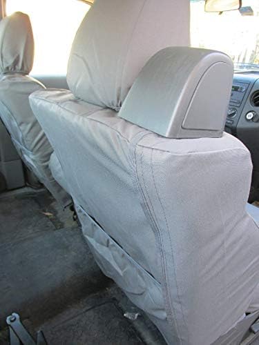 Miniatura 7 de Fundas para asientos Durafit, F372-X7-Ford F150 XL o estándar 402040, banco dividido con reposabrazos y cinturón de seguridad integrados, fundas