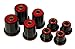 Prothane 7-221 Red Front Control Arm Bushing Kit with Shells