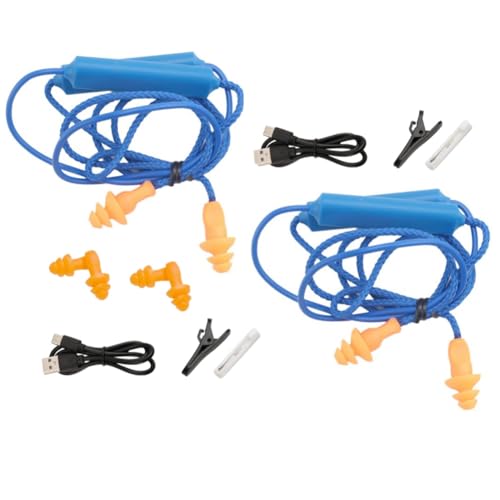 Gundhgstrr Kit de Tapones para los Oídos con Auriculares Bluetooth para Supresión de Ruido en el Trabajo, Protección Auditiva para Entornos Ruidosos en Obras de Construcción.