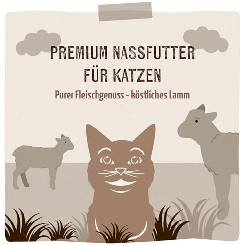 MjAMjAM - Premium Nassfutter für Katzen - Quetschie - purer Fleischgenuss - köstliches Lamm pur, 12er Pack (12 x 125 g)… – Ansicht 5