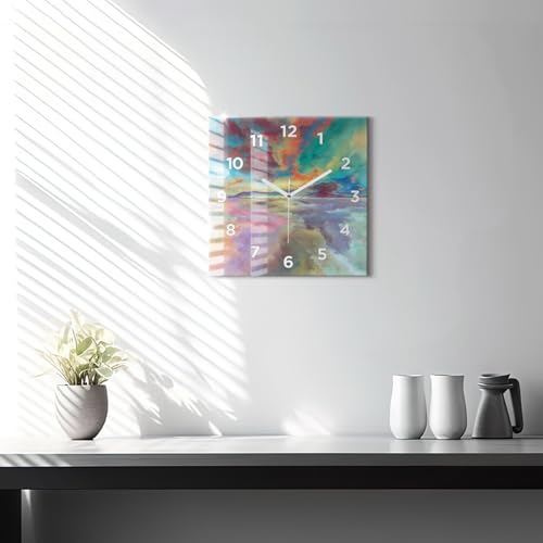 Horloge de qualité supérieure Wallfluent 30x30 cm au mécanisme premium - 3