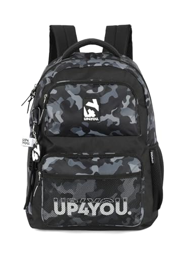 Mochila Costas Escolar Up4you Masculina Cinza Ms49561up