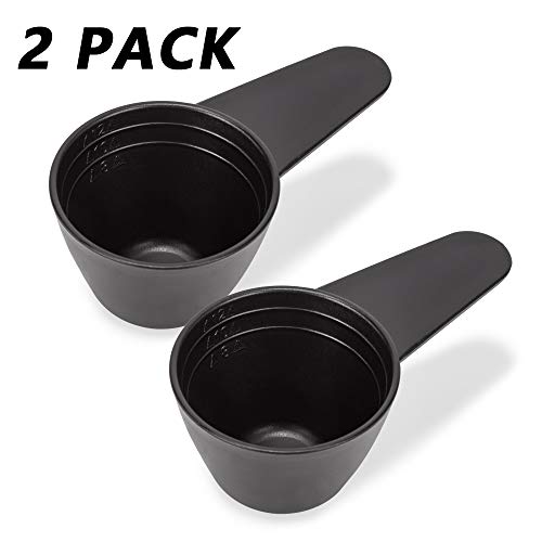 Latauar Perfect Coffee Measuring Scoop, Reusable Plastic Spoon for Coffee, Milk Powder, Fruit