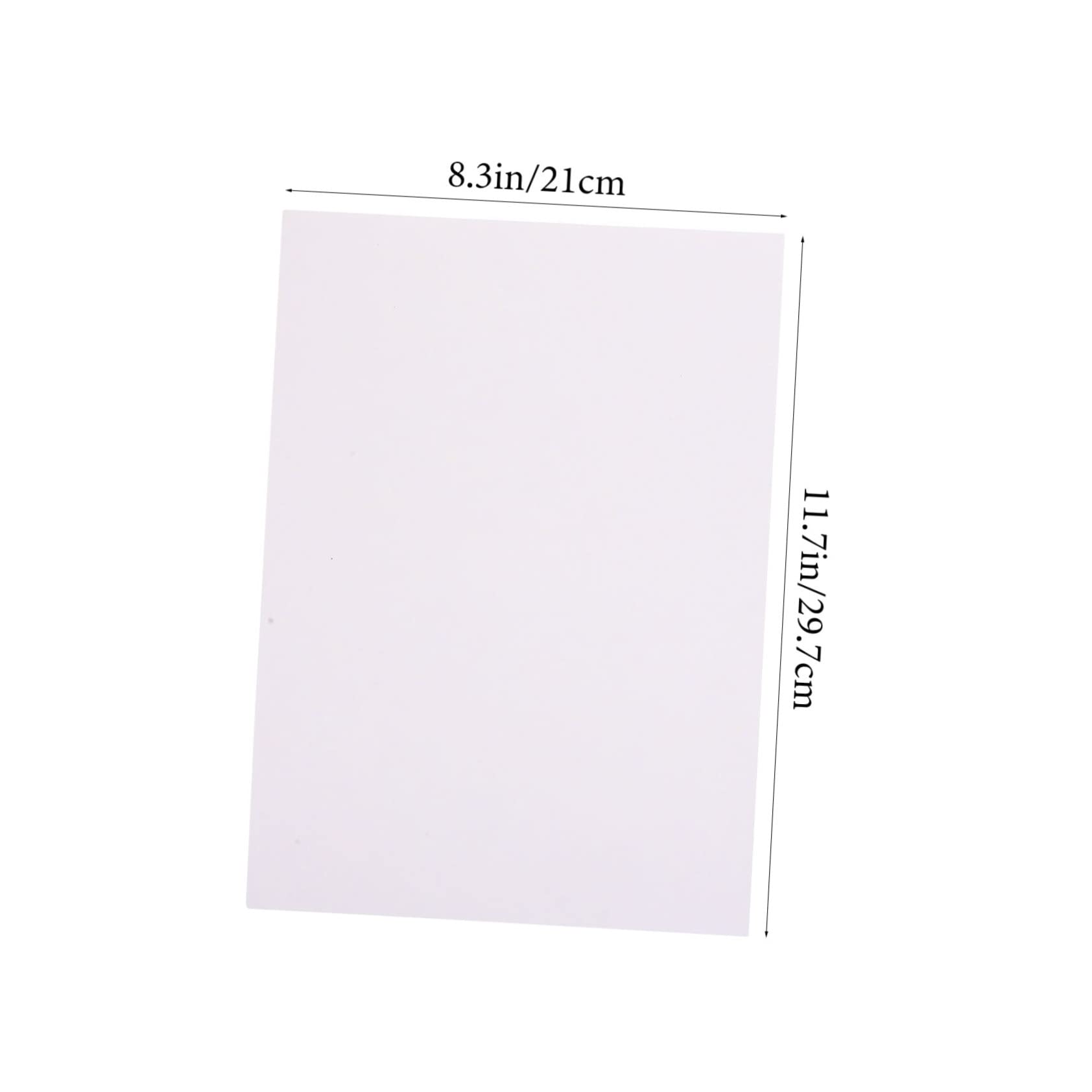 Etichette Adesive Bianche A4 100 Fogli Carta per Stampa Inkjet | Spessore Moderato, Non Si Deforma, per Etichette Prezzo e Progetti Artistici