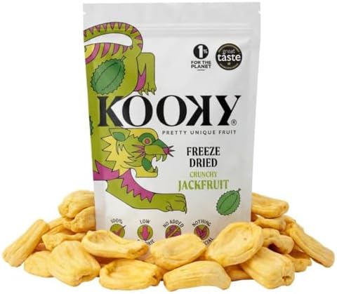 Kooky Freeze Dried Jackfruit Sharing Pack | All-Natural Healthy Snacks for Kids and Adults | Exotic Tropical Dried Fruit | Sugar-Free Snack for Lunch Box | 92g