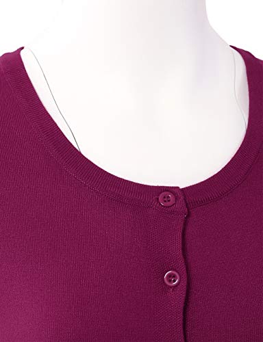 Image of Allsense Women's Long-Sleeve Crewneck Cardigan | Classic Button Down Sweater, Soft Fine Knit, Lightweight