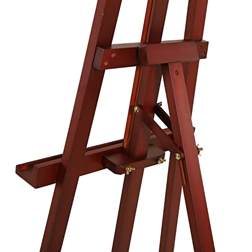 Meeden Easel Stand, Wooden Easel, Art Easel, Solid Beech Wood Easel, Painting Easel For Adults, Adjustable Easel From 57-76"And Working Angles, Hold Canvas Up To 43 Inches, Walnut #TOP5