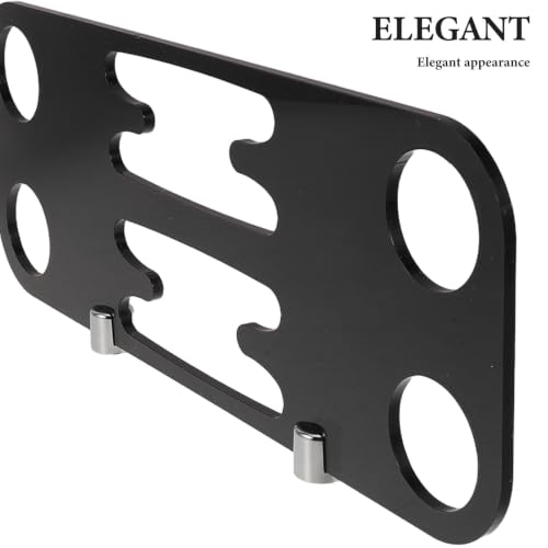 Soporte de bádminton compacto en acrílico transparente para optimizar espacio de pared 4