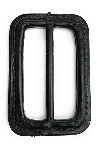 BLACK BUCKLE 2.5'' Faux LEATHER ,TRENCH AND RAIN COAT ( belt size 1-7/8'' , )